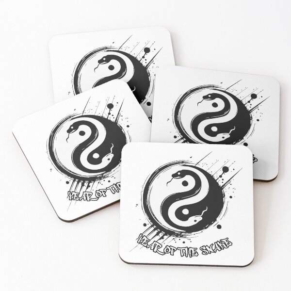 Item preview, Year of the Snake Yin-Yang Ink Art designed and sold by Dago345.