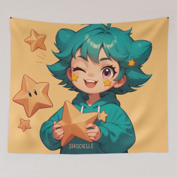 Item preview, Happy Star Girl designed and sold by EDigitalStore.