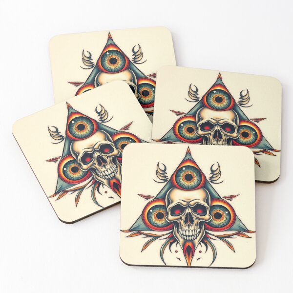 Item preview, The three Eyed Skull  designed and sold by mark45xxx.