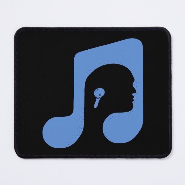 Item preview, Musical Note or person with earphones in this fun optical illusion designed and sold by shopdiego.