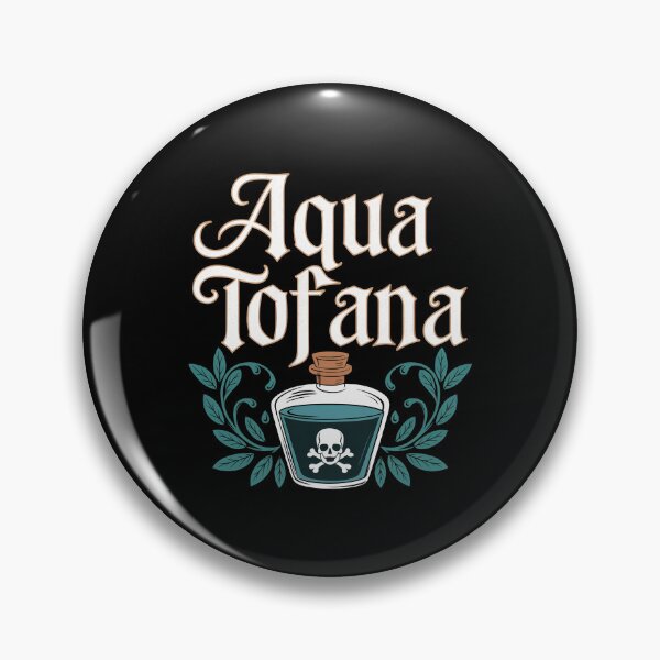 Item preview, Aqua Tofana Poison Bottle with a Skull designed and sold by PullixArt.