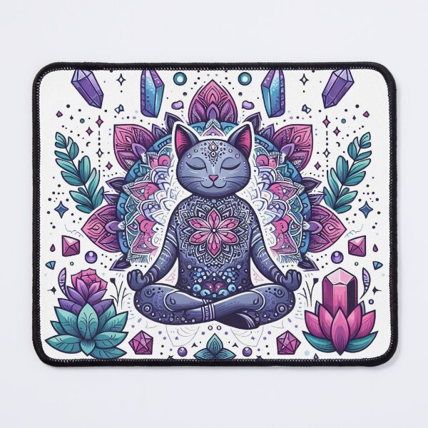 Item preview, meditating cat designed and sold by dadaserhat.