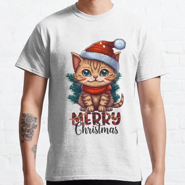 Item preview, Merry Christmas cute cat designed and sold by Loliemam.