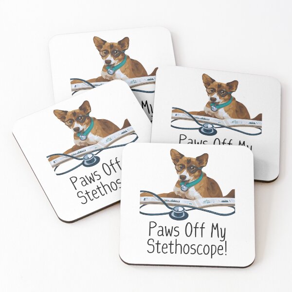Item preview, Paws Off My Stethoscope designed and sold by FitEnvy.