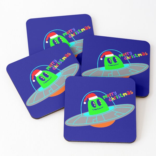 Item preview, merry christmas alien santa scifi  designed and sold by Gossip Rag.