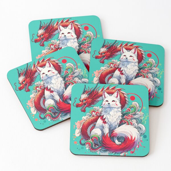 Item preview, Anime Kitsune Nine Tails Fox Dragon designed and sold by RayCrimson.