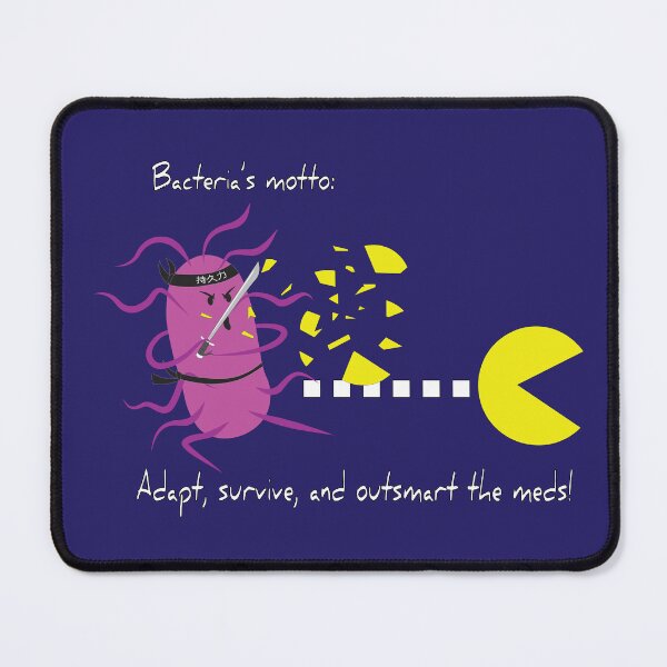 Item preview, The Ninja Bacterium: Adapt, Survive, Outsmart! designed and sold by atedesigns.