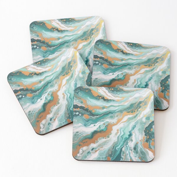 Item preview, "Seafoam" Pour Painting designed and sold by Paragon-Art.