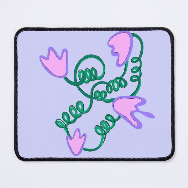 Item preview, Curly Wurly - Pink / Purple designed and sold by Octa Ivy.