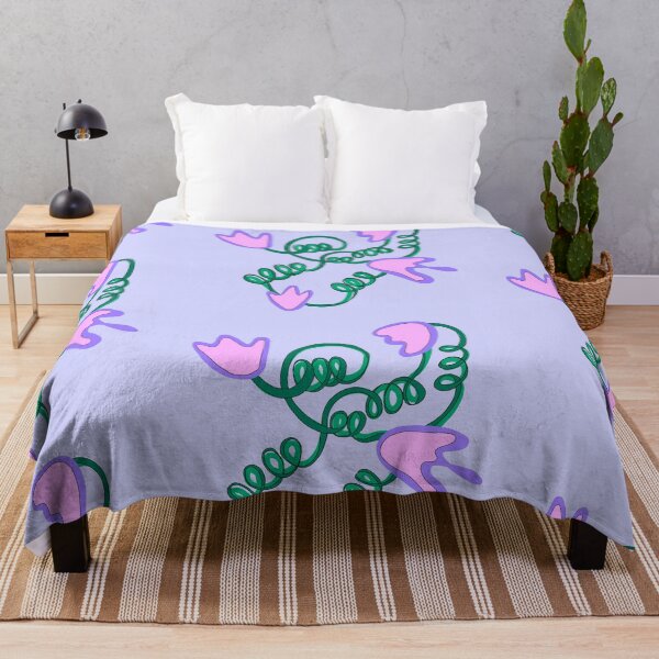 Item preview, Curly Wurly - Pink / Purple designed and sold by Octa Ivy.