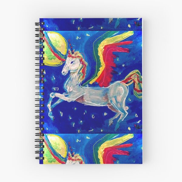 Item preview, Rainbow unicorn designed and sold by Punkinchunk.