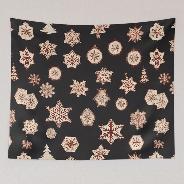 Item preview, Festive Snowflakes designed and sold by Zenvo.