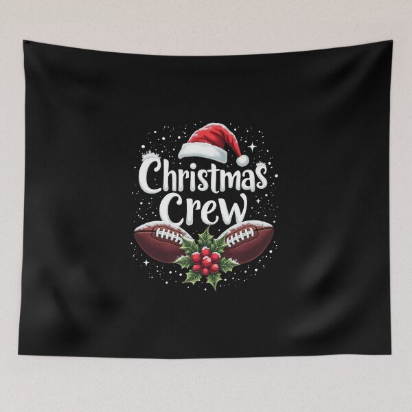 Item preview, Christmas Crew footballs designed and sold by jkrphoto.