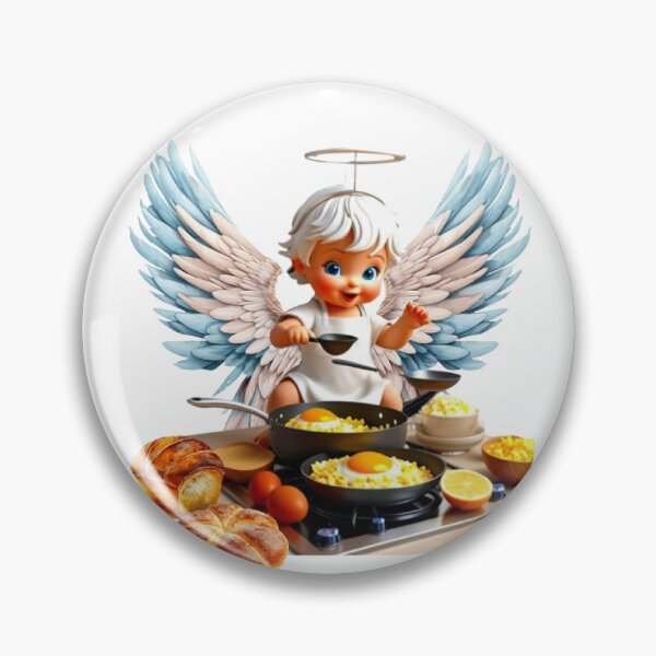 Item preview, Cherubim Angel Cooking Eggs designed and sold by DivineHaven.