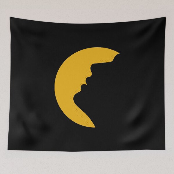 Item preview, Moon or side of a face in this Fun Optical Illusion designed and sold by shopdiego.