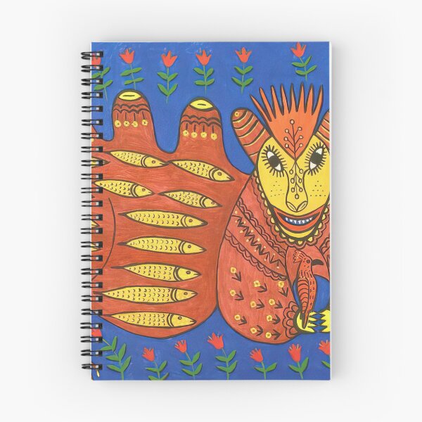 Item preview, Maria Primachenko - A Fish King Has Caught a Hoopoe and Is Full of Joy designed and sold by flexmortis.