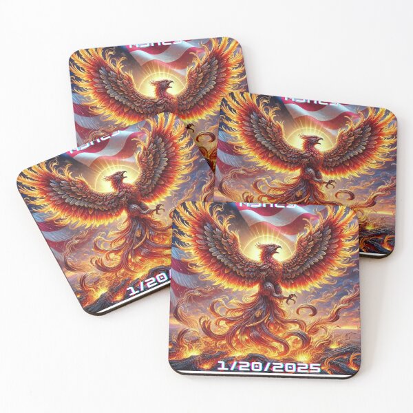 Item preview, "Majestic Phoenix Rising: Symbol of Renewal and Patriotism" designed and sold by uberjoe.