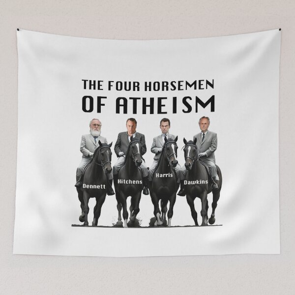 Item preview, The Four Horsemen of Atheism black lettering (white also available) designed and sold by DJVYEATES.