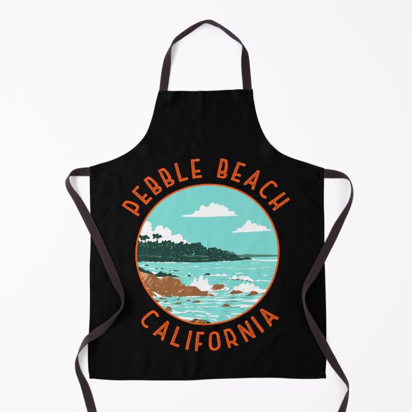 Item preview, Pebble Beach California Retro Distressed Circle designed and sold by KrisSidDesigns.