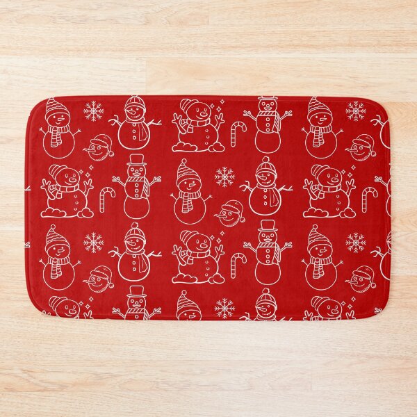 Item preview, Snowman Snowflakes pattern Doodle designed and sold by Monika Howarth.