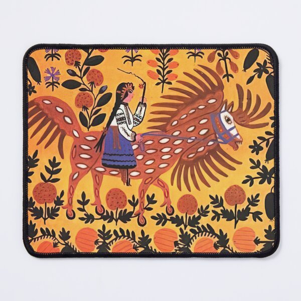 Item preview, Maria Primachenko - Autumn is riding on a horseback designed and sold by flexmortis.