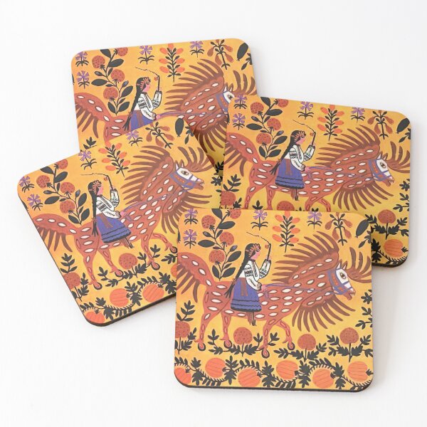 Item preview, Maria Primachenko - Autumn is riding on a horseback designed and sold by flexmortis.