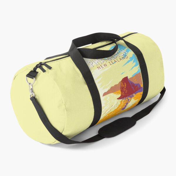 Item preview, Piha Beach New Zealand Illustration Travel Art Vintage designed and sold by KrisSidDesigns.
