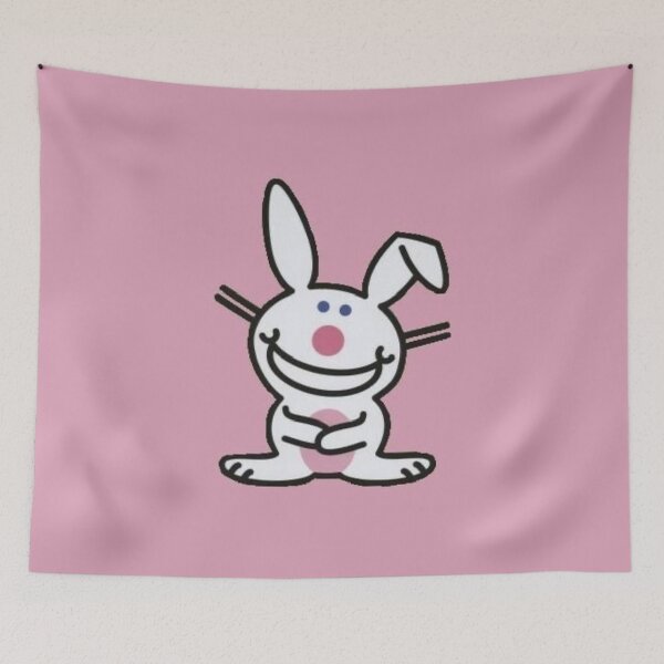 Item preview, Happy bunny  designed and sold by bellaboo777.