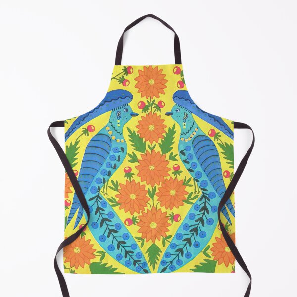 Item preview, Maria Primachenko - Blue Birds in Flowers designed and sold by flexmortis.