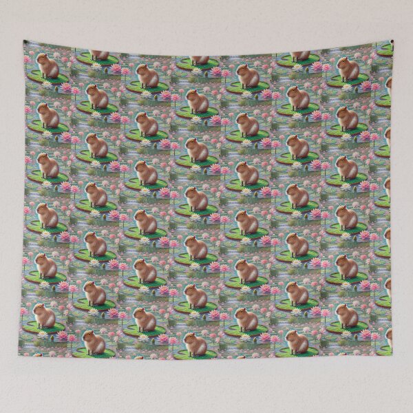 Item preview, Lily pad capybara designed and sold by sharkmaster42.