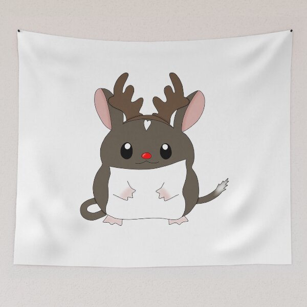 Item preview, Cute brown gerbil raindeer designed and sold by Becky-Marie.