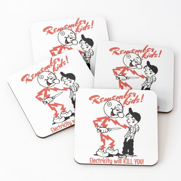 Item preview, Copy of Electricity kills designs electricity shock warning designed and sold by Dominika Farkašová.