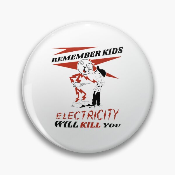 Item preview, Copy of Electricity kills designs electricity safety quote designed and sold by Dominika Farkašová.