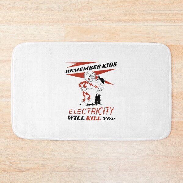 Item preview, Copy of Electricity kills designs electricity safety quote designed and sold by Dominika Farkašová.