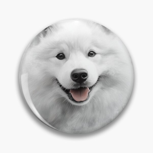 Item preview, Realistic Samoyed Artwork designed and sold by OtterComforts.
