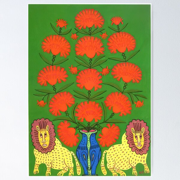 Item preview, Maria Primachenko - Dear Cosmonauts, I Give You These Red Poppies designed and sold by flexmortis.