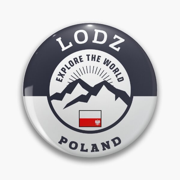 Item preview, Lodz Poland Black and White Crest designed and sold by World Designs.