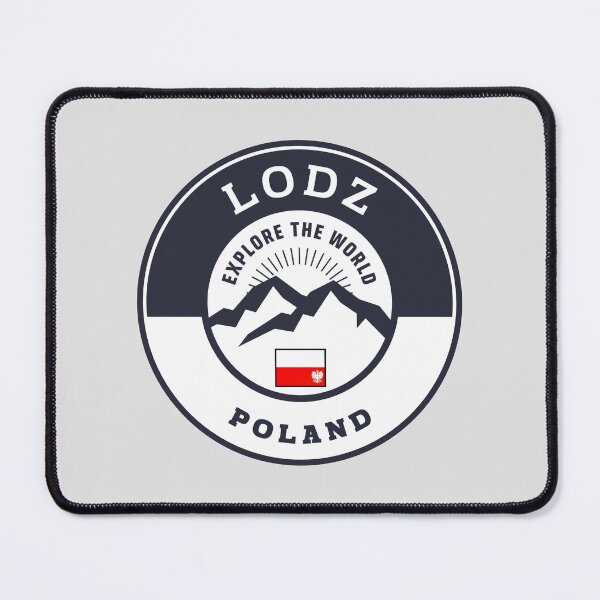 Item preview, Lodz Poland Black and White Crest designed and sold by World Designs.