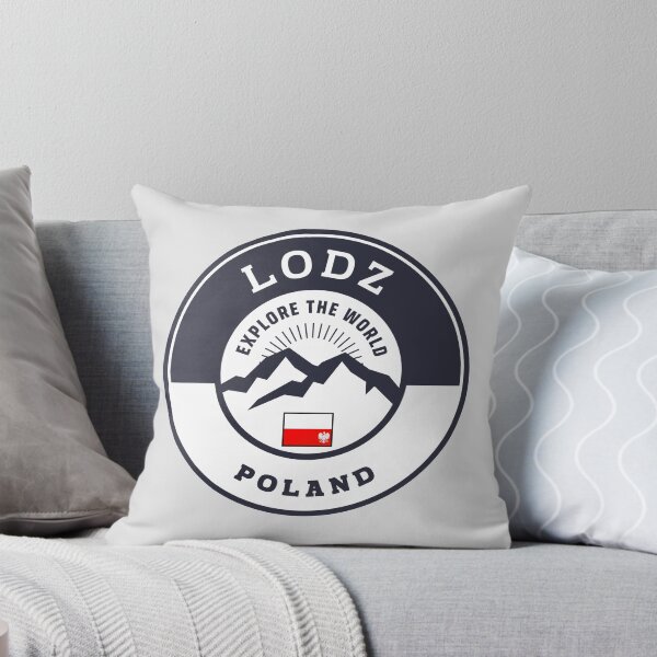 Item preview, Lodz Poland Black and White Crest designed and sold by World Designs.
