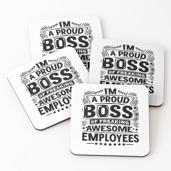 Item preview, Funny Boss , I'm A Proud Boss Of Freaking Awesome Employees  designed and sold by onemood.