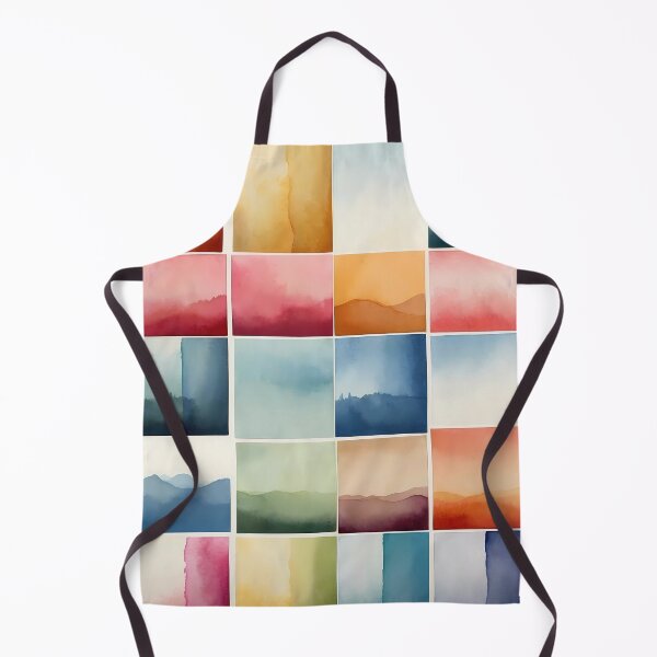Item preview, Abstract Watercolor Landscape Grid designed and sold by Vitalka-uk.