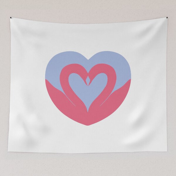 Item preview, Birds kissing in a heart in this Fun Optical Illusion designed and sold by shopdiego.