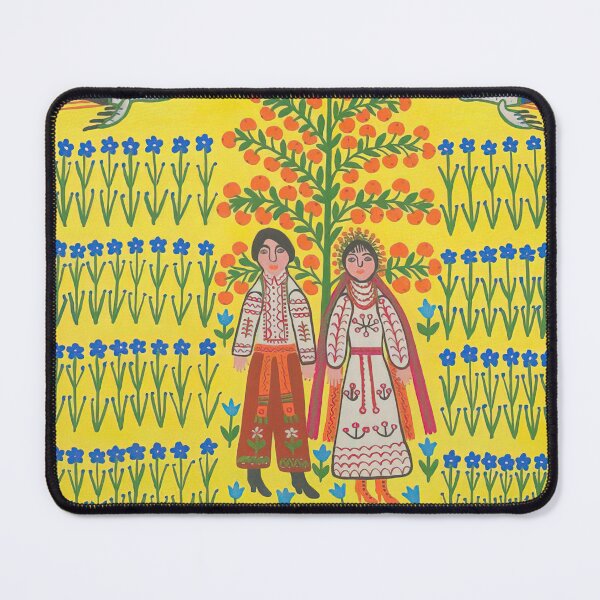 Item preview, Maria Primachenko - Flax Blooms, a Bride Goes to Her Groom designed and sold by flexmortis.