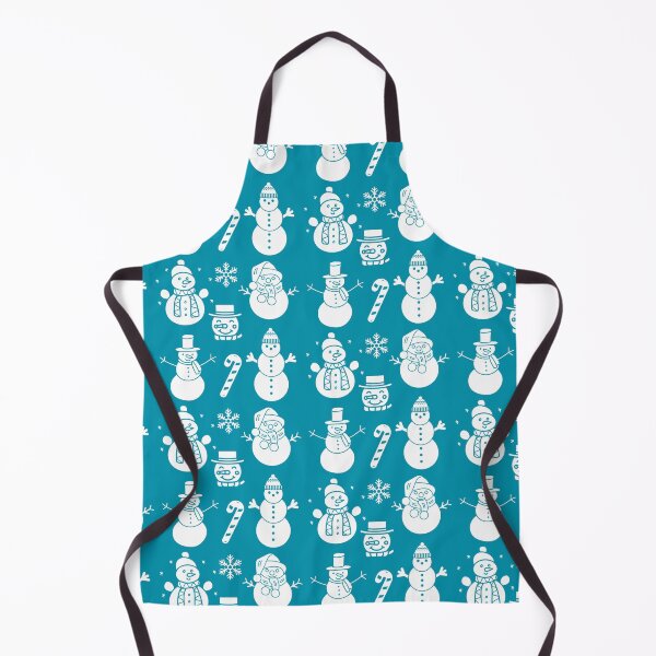 Item preview, Snowman Snowflakes Pattern Doodle Blue designed and sold by Monika Howarth.