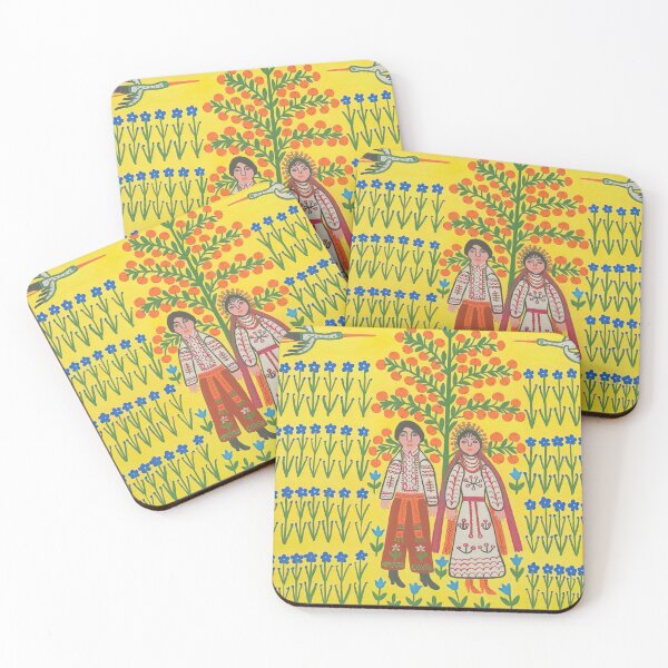Item preview, Maria Primachenko - Flax Blooms, a Bride Goes to Her Groom designed and sold by flexmortis.
