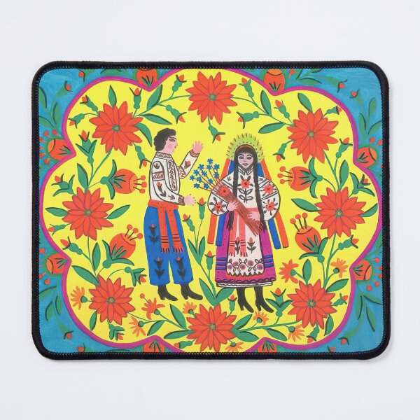 Item preview, Maria Primachenko - Flax Blooms and a Cossack Goes to a Girl designed and sold by flexmortis.