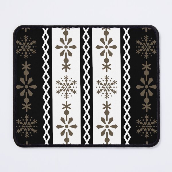 Item preview, Funny Nordic frost flowers Pattern,Elegant Winter Fantasia Conceive ,Scandinavian Christmas Decor designed and sold by NADIASHOP86.
