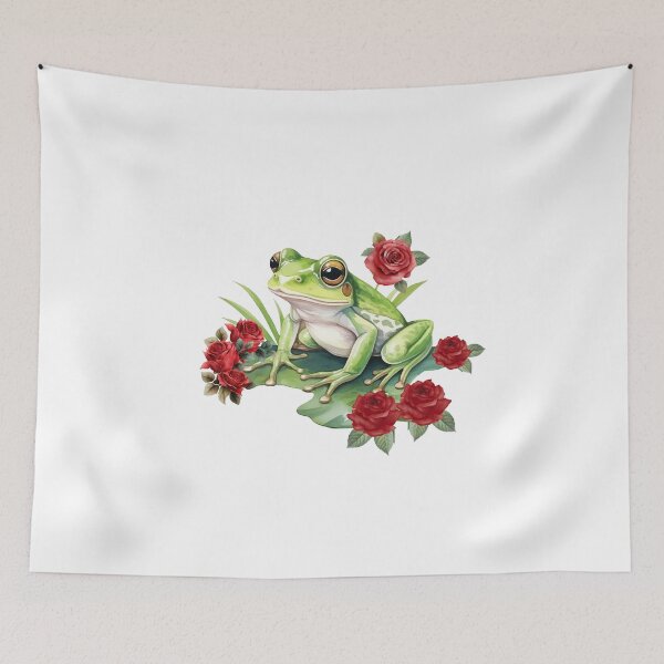 Item preview, Roses and frog designed and sold by Gardenpets.