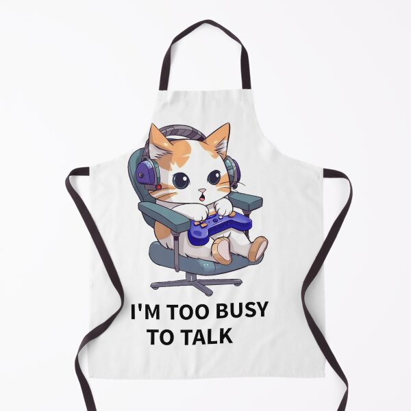 Item preview, Cat Gamer - too busy to talk right now designed and sold by zorropriest.