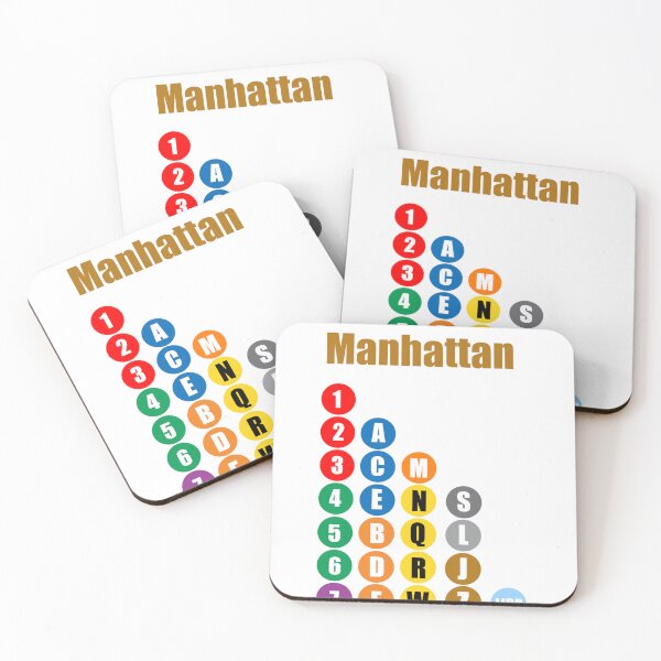 Item preview, Manhattan train lines brown  designed and sold by Mozart3.